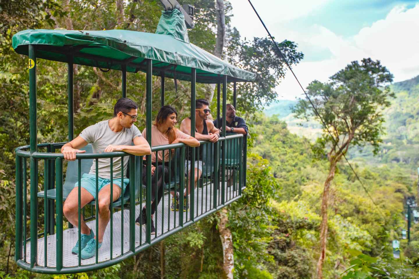 things to do in jaco costa rica | tour the rain forest on an aerial tram