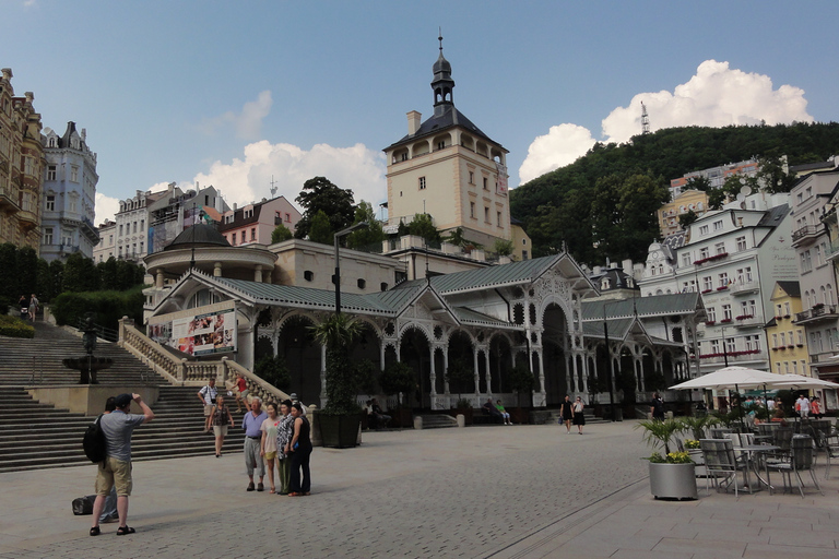 Från Prag: Privat Karlovy Vary &amp; Crystal Factory Tour