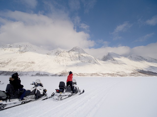 Visit Tromsø Lyngen Alps Snowmobile Safari in Ersfjordbotn