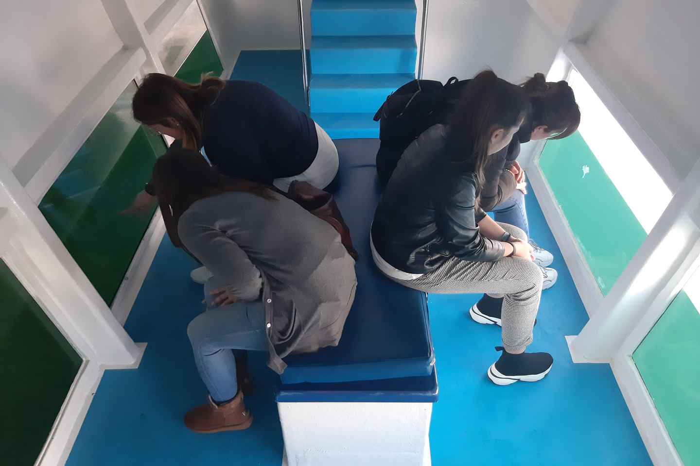 Balade en bateau à la ferme de moules Ría de Arousa