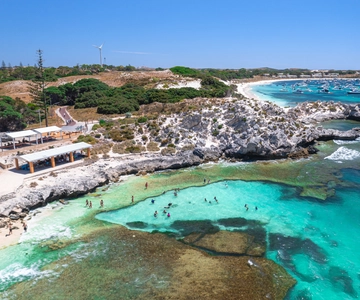 Perth: Rottnest Island-veerboot, fiets, koffie en kreeftbroodje