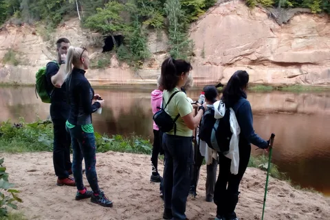 Randonnée guidée dans le parc national de Gauja