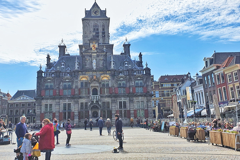 Da Amsterdam: Tour dei tulipani Keukenhof e tour della città di Delft