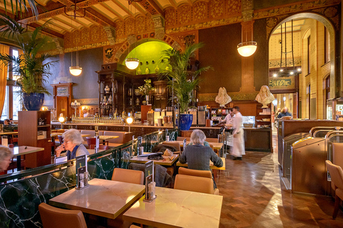 Amsterdam: comida de 3 platos en salas de espera históricas de primera clase