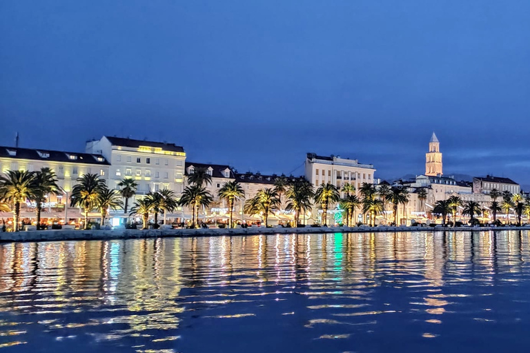 Split: excursão privada à noite mágicaSplit: Passeio turístico noturno mágico Tour turístico particular