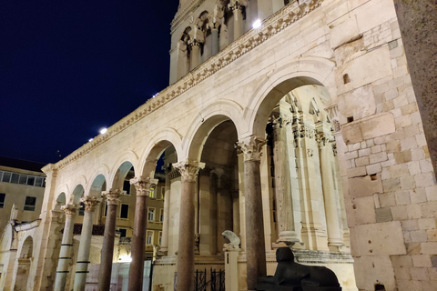 Split: excursão privada à noite mágicaSplit: Passeio turístico noturno mágico Tour turístico particular