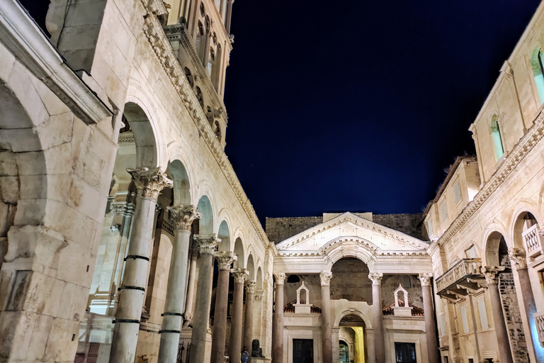 Split: excursão privada à noite mágicaSplit: Passeio turístico noturno mágico Tour turístico particular