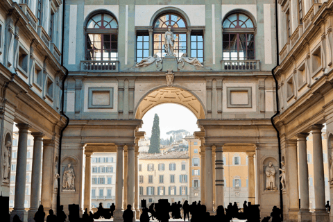 Florance: E-Golf Cart Tour with Uffizi Gallery Guided Visit