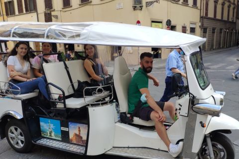 Florence: Eco Golf Cart Tour with Accademia Gallery Entry