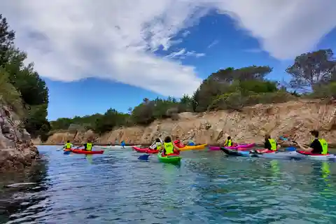 Orosei: Guided Kayak Tour of the Biderosa Oasis at Sunset
