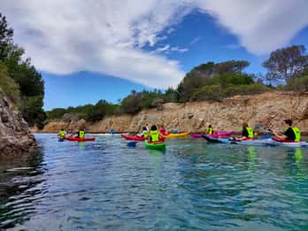 Orosei: Guided Kayak Tour of the Biderosa Oasis at Sunset