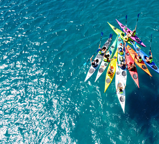 Kayak a Sant'Antioco (Italia)