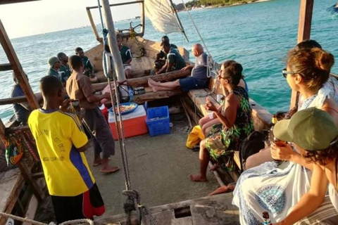 Zanzibar: Shared Sunset Dhow Cruise With Music & Snacks.