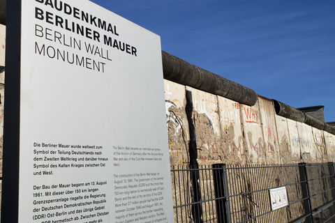 Berlin: visite privée à pied du mur et de la guerre froide