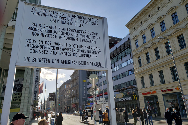 Berlin: visite privée à pied du mur et de la guerre froide