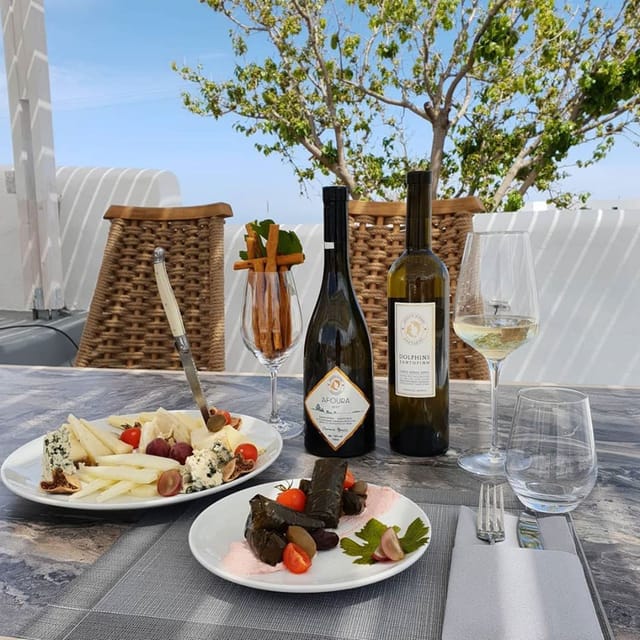 Santorini: Wine Tasting Tour with 4-Course Lunch and 4-Wines | GetYourGuide