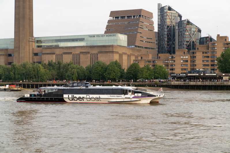 London: Uber Boat Single Trip and London Cable Car