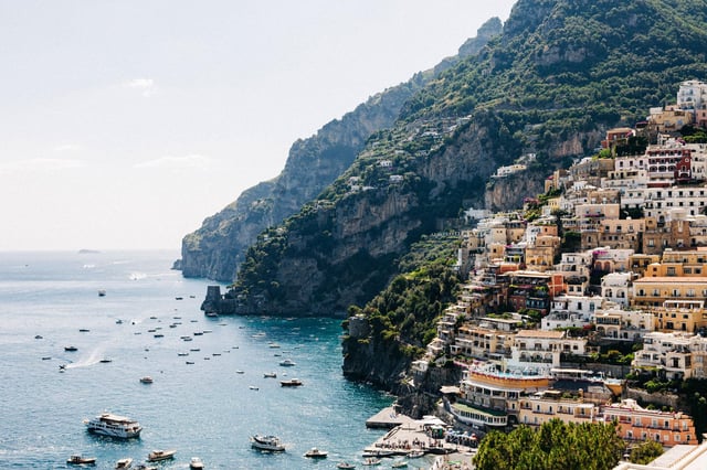 Au départ de Rome : Excursion sur la côte amalfitaine avec visite guidée de Pompéi