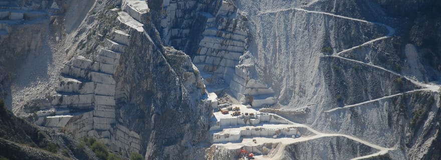Carrare : carrières en jeep avec dégustation de lard
