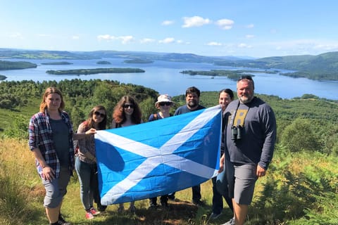From Balloch: Loch Lomond National Park Tour with 2 Walks