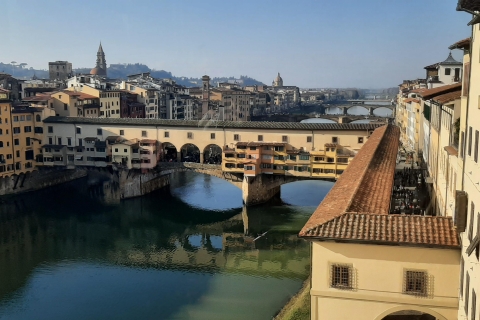 Florencja: Skip-the-Line Tour po galeriach Uffizi i AccademiaEnglish Visit & Lunch: Accademia rano i Uffizi po południu