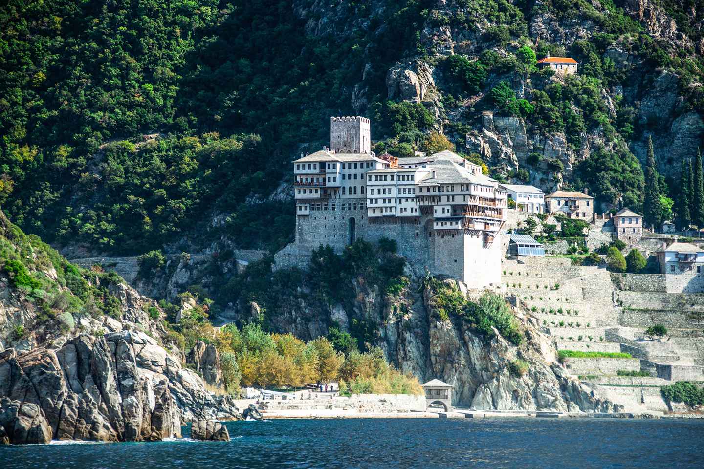 From Ouranoupolis: Cruise to Mount Athos Monasteries