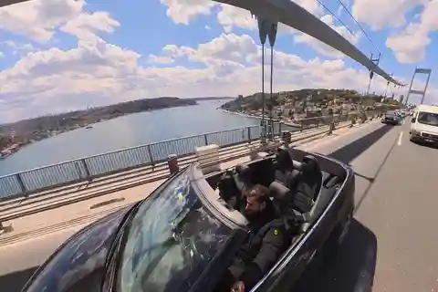 Istanbul: Bosporus Cabrio biltur