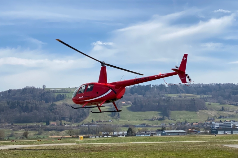 Berna: vuelo privado en helicóptero por el Jura y Seeland de 54 minutos