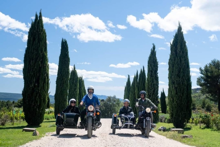 Aix-en-Provence: Wein & Bier Tour mit dem Motorrad-Seitenwagen