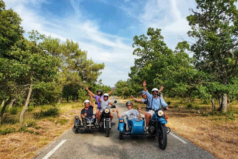 Aix-en-Provence: wijn- en biertour per motorzijspan
