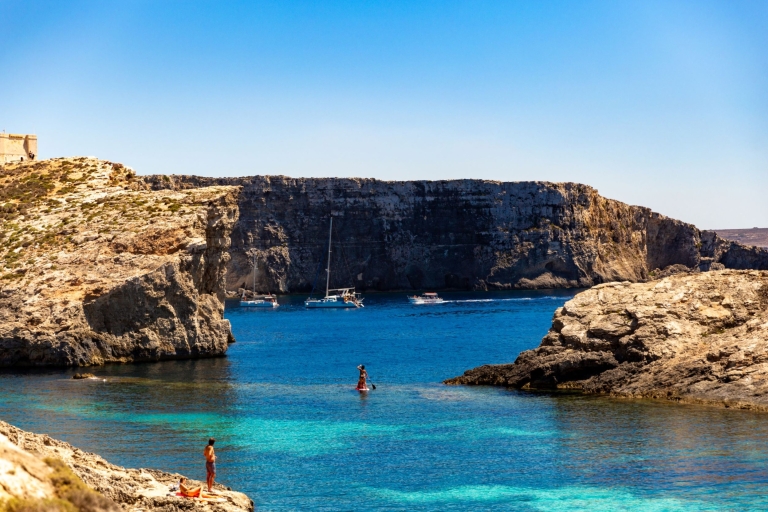Zatoka św. Pawła: Gozo, Comino, Crystal Lagoon i Caves TourZ St. Paul's Bay: wycieczka na Gozo, Comino, lagunę i jaskinie