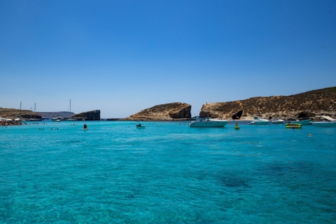 Malte : croisière au lagon bleu, îles Saint-Paul et CominoMalte : lagon bleu, îles Saint-Paul et Comino
