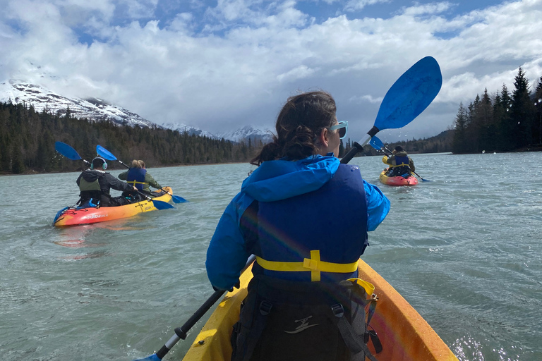 Seward Area Glacial Lake Kayaking Tour 1.5 hr from Anchorage Moose Pass: Kayaking Tour on Glacial Trail Lake