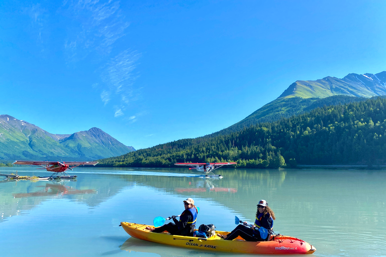 Seward Area Glacial Lake Kayaking Tour 1.5 hr from Anchorage Moose Pass: Kayaking Tour on Glacial Trail Lake
