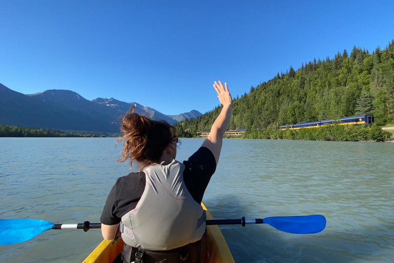 Seward Area Glacial Lake Kayaking Tour 1.5 hr from Anchorage Moose Pass: Kayaking Tour on Glacial Trail Lake