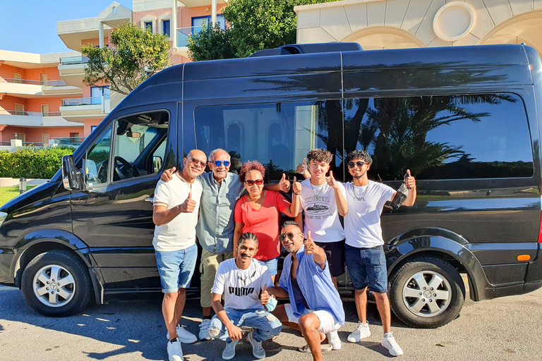 Rhodes Town and Lindos: Private Minibus Tour 1-3 Persons Group