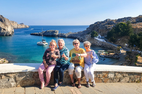 Rhodes Town and Lindos: Private Minibus Tour 1-3 Persons Group