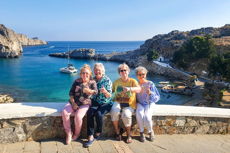 Rhodes Town and Lindos: Private Minibus Tour 1-3 Persons Group