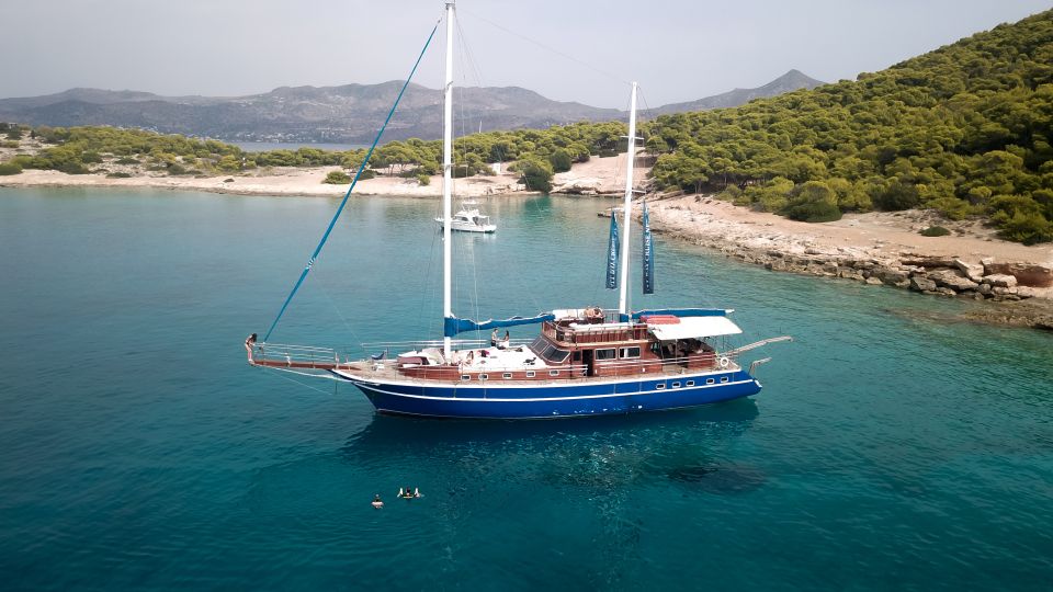  Athens: Boat Tour to Agistri, Aegina with Moni Swimming Stop 