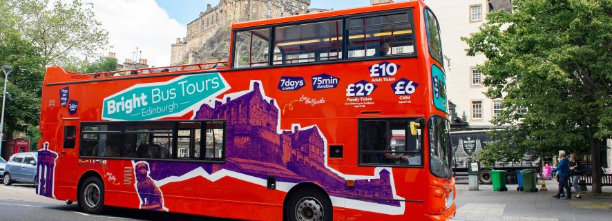Edinburgh: 24-Hour or 48-Hour Hop-On Hop-Off City Tour
