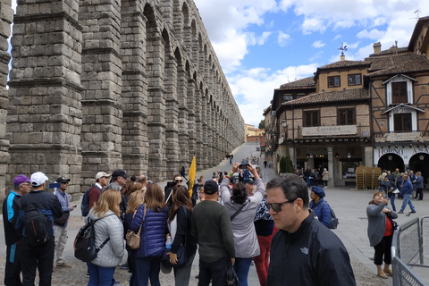 Madrid: Day Trip to Toledo and Segovia with Optional Alcazar Guided Tour to Toledo and Segovia without Alcazar visit