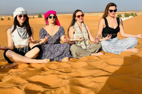 From Marrakech: 3-Day Merzouga Tour with Camel Trek & Luxury Camp Shared Standard Sahara Tour – Popular Choice