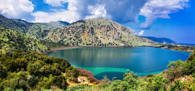 Rethymnon: lago Kournas, Argyroupolis e fabbrica di olio d'oliva