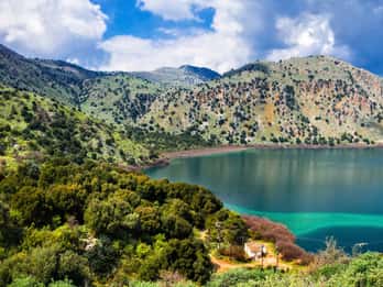Rétino: lago Kournas, Argyroupolis y ruta del aceite de oliva