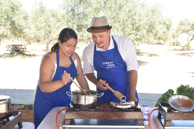 Moires: Cooking Class and Meal at a Family Olive Farm