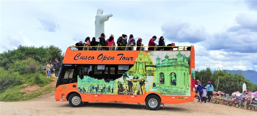 Cuzco: Tour turístico de la ciudad en autobús descapotable