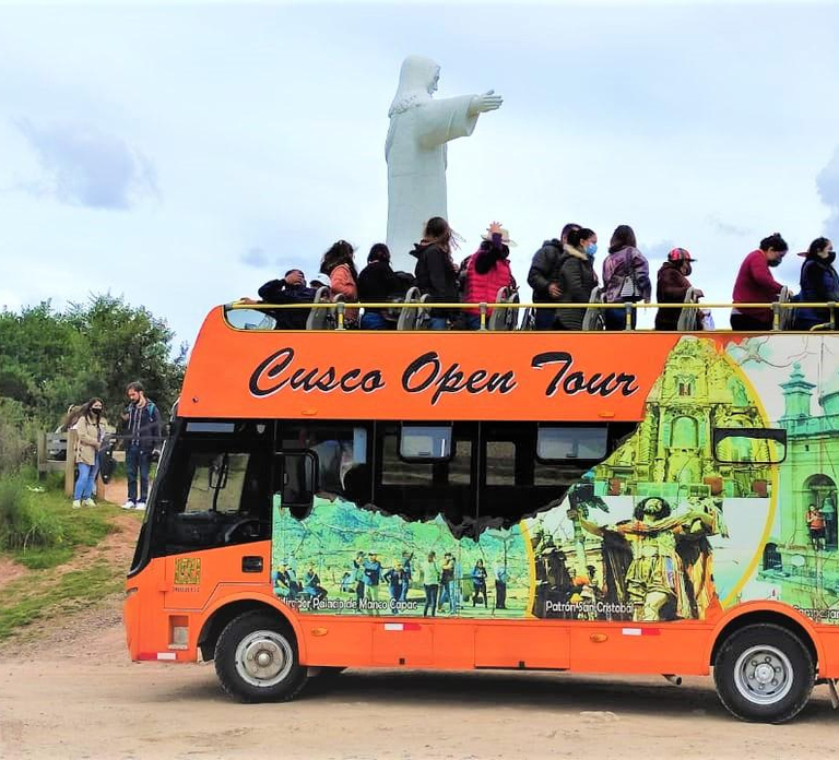 Cuzco: Tour turístico de la ciudad en autobús descapotable