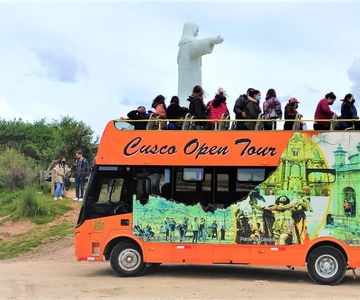 Cusco: Sightseeingtur i byen i en åben bus