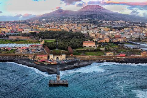 Vanuit Sorrento: Pompeii &amp; Mt. Vesuvius Tour met eenvoudige lunch