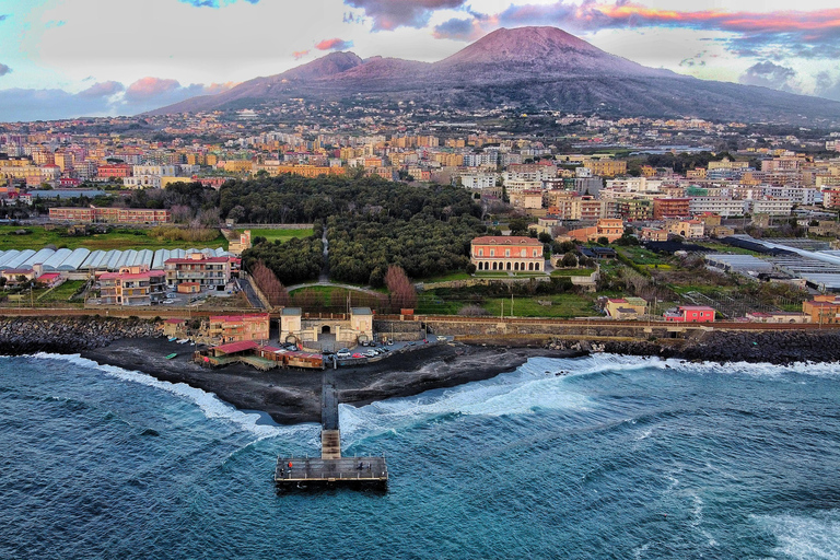 Vanuit Sorrento: Pompeii &amp; Mt. Vesuvius Tour met eenvoudige lunch